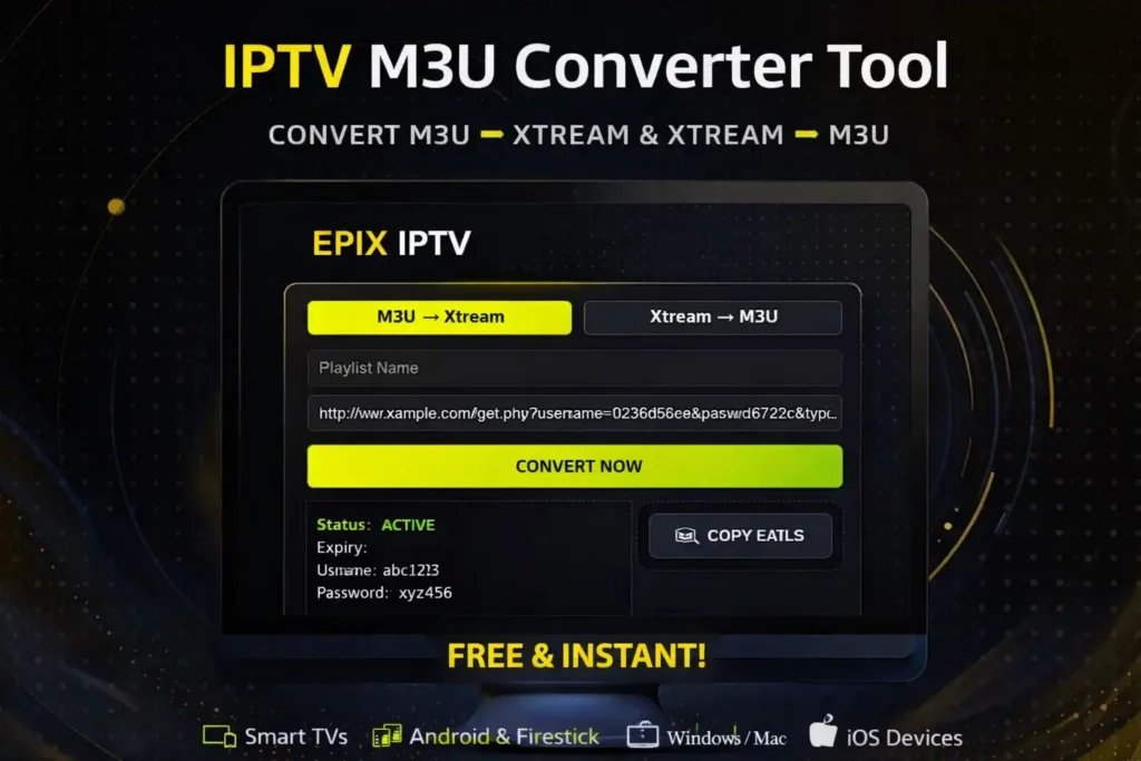 M3U Converter IPTV